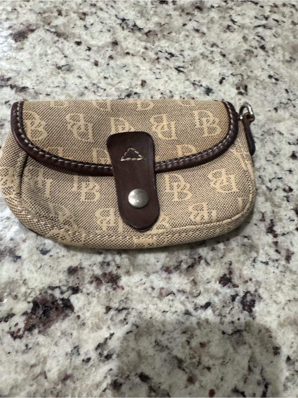 Dooney & Burke vintage wristlet minor fading
